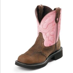 Gemma Pink Justin Gypsy Cowboy Boots